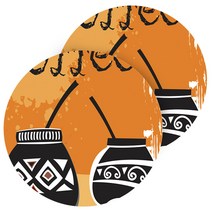 이코디 티타임 코스터 2p, D