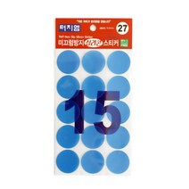 터치엠 미끄럼방지 실리콘 스티커, 투명, 15개입