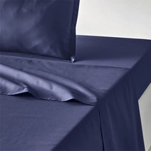 시나리오 퍼케일면 단색 심플 홑이불, marine blue