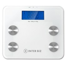 인터비즈 스마트 체지방 체중계 IB-FS180, IB-FS180W, 화이트
