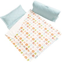 코니아일랜드 북유럽 극세사 어린이집 낮잠이불세트, 더애니멀(방수가방 랜덤 발송)