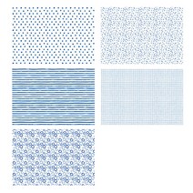 왈가닥스 잇츠 인디고 포장지 10p 세트, 혼합색상, 1세트