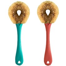 리버그린 천연야자 컬러 주방솔, 랜덤 발송, 2개입