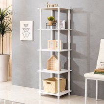 뉴미퍼니쳐 소브 5단 사각 선반, 화이트