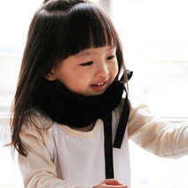 우주아이 여아용 끈 퍼 머플러