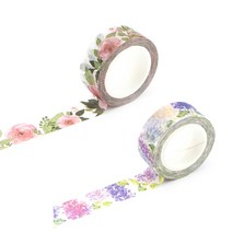 라이프포인트 내츄럴 일러스트 마스킹 테이프 10정향 세트, 10정향, 11동백나무, 1세트