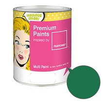 노루페인트 팬톤멀티 에그쉘광 블랙그린계열 페인트 1L, 아마존(18-6024)