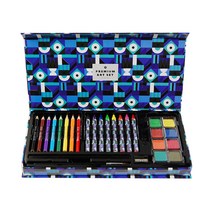 S-Way Stationery CNL아트세트 29p 종이케이스, 블루, 1개
