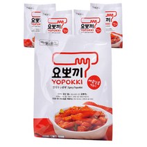 요뽀끼 매콤달콤 떡볶이 파우치, 280g, 5개입