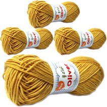 행복뜨기 올리버 뜨개실 4p, 572 골드황토