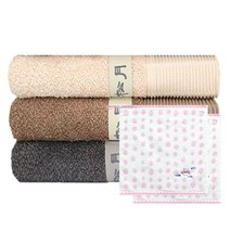 송월타월 뉴명품 타월 3p + 고양이 핸드타월 분홍 2p, 랜덤 발송, 1세트
