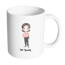 핸드팩토리 아름다운 엄마 엄마 힘내세요 머그컵, 내부 화이트, 1개