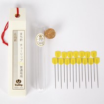 튤립 셀시침핀 튤립 THN-074, 노랑, 15개입