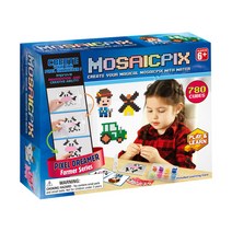 MOSAICPIX 농장 시리즈 유아비즈DIY세트 BD55004, 혼합 색상