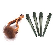 루머스 밍크 펄 슈슈 머리끈 HU153 + 집게핀 HU136 4p 세트