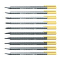 스테들러 트리플러스 화인라이너 334 수성펜 0.3mm, 10, 10개입