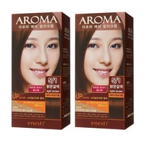 에네스티 아로마 염모제 멋내기용, 5/1 밝은갈색, 2개입