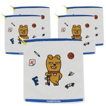 카카오프렌즈 스쿨 네임 나염 핸드타월, 프로도, 5개