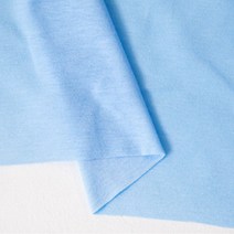 이지텍스 대폭 30수 싱글다이마루 무지 카페 패브릭원단, 블루