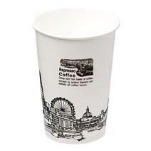 더빈썸 런던 종이컵 300ml, 500개