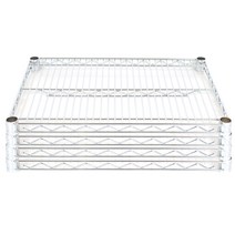 코랙코리아 25파이 코랙 메탈선반 450 x 1220 mm 4p, 실버
