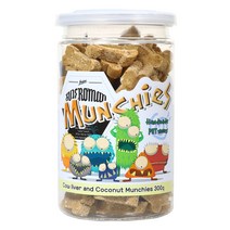 수제로만 말랑이먼치스 강아지간식, 소간 + 코코넛 혼합맛, 1개