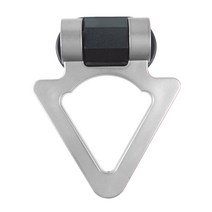 신일코퍼레이션 차량용 삼각형 견인고리 악세서리 실버, 1개