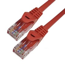 라인업시스템 UTP CAT.6 다이렉트 랜 케이블 10M, 레드, 1개