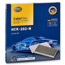 헬라 차량용 에어컨필터, 1개, HCK-202-N(올 뉴 모닝, 레이)