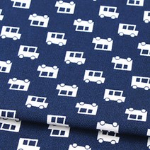 코하스아이디 옥스퍼드 미니자동차 패브릭원단, 네이비