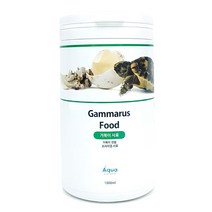 아쿠아가든 거북이 사료 감마루스, 1L, 1개