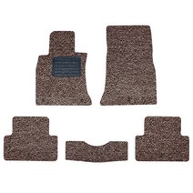 순수 코일 카매트 일반형 초코 현대, 제네시스 G70 (2륜) (2017년 ~ 2020년) (5P)