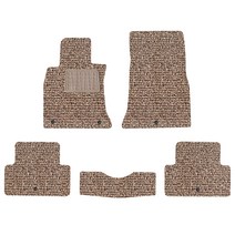 순수 코일 카매트 일반형 베이지브라운 현대, 제네시스G70(2륜/5p)