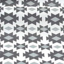 카멜롯 코튼 본뉘 다이아몬드 패브릭원단, 화이트 + 멀티