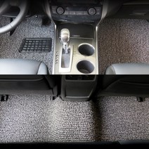 순수카매트 코일카매트 확장형 그레이블랙 쌍용, 쌍용 렉스턴 스포츠 (2018년~) (3P)