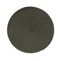 보웰 플레이팅 테이블매트, 다크 브라운, 원형(38cm)