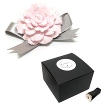 라띠크제이 카네이션 석고방향제 핑크, 화이트 머스크