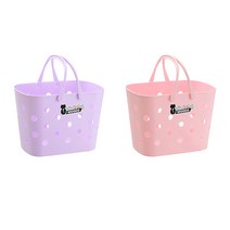 블럭마트 욕실 다용도 수납 목욕바구니 랜덤 발송, 2개입