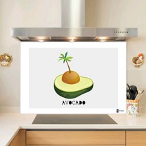 키센주방아트보드 아보카도 타일 895 x 570 mm, 그레이, 1개
