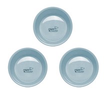 블럭마트 세면 겸용 목욕대야 M사이즈, 블루, 3개입