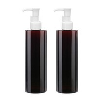 병도매닷컴 갈색투명 주방디스펜서 AC250 + 오일마개, 250ml, 2세트