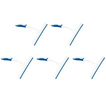블럭마트 차량용 실리콘 스크래퍼 유리닦이 블루, 5개입