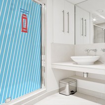 디자인수풀 북유럽 스타일 샤워 윈도우 시트지, SW718
