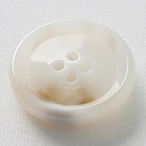 HR빅버튼 잡스 단추 30mm, 화이트, 12개입