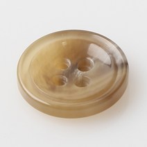 HR빅버튼 쿠바 단추 18mm, 다크베이지, 8개입