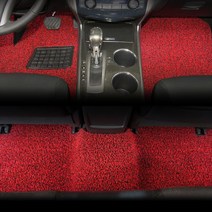 순수 코일 차량용 카매트 확장형 레드블랙, BMW, 5시리즈(F10) 2010년 4월~2013년 12월