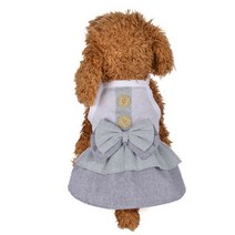 아리코 DrMini 반려동물 양이 & 아지 브리티시 버튼 스커트, 랜덤 발송