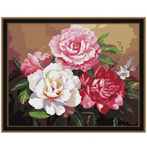 아이러브페인팅 DIY 명화그리기 40 x 50 cm, 모란꽃