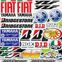 모터스티커 오토바이 튜닝 스티커 세트, 레이싱8, 1세트