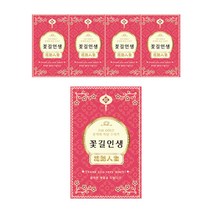 럭키심볼 24K골드 전자파차단 스티커 황금 꽃길인생, 혼합 색상, 5개입